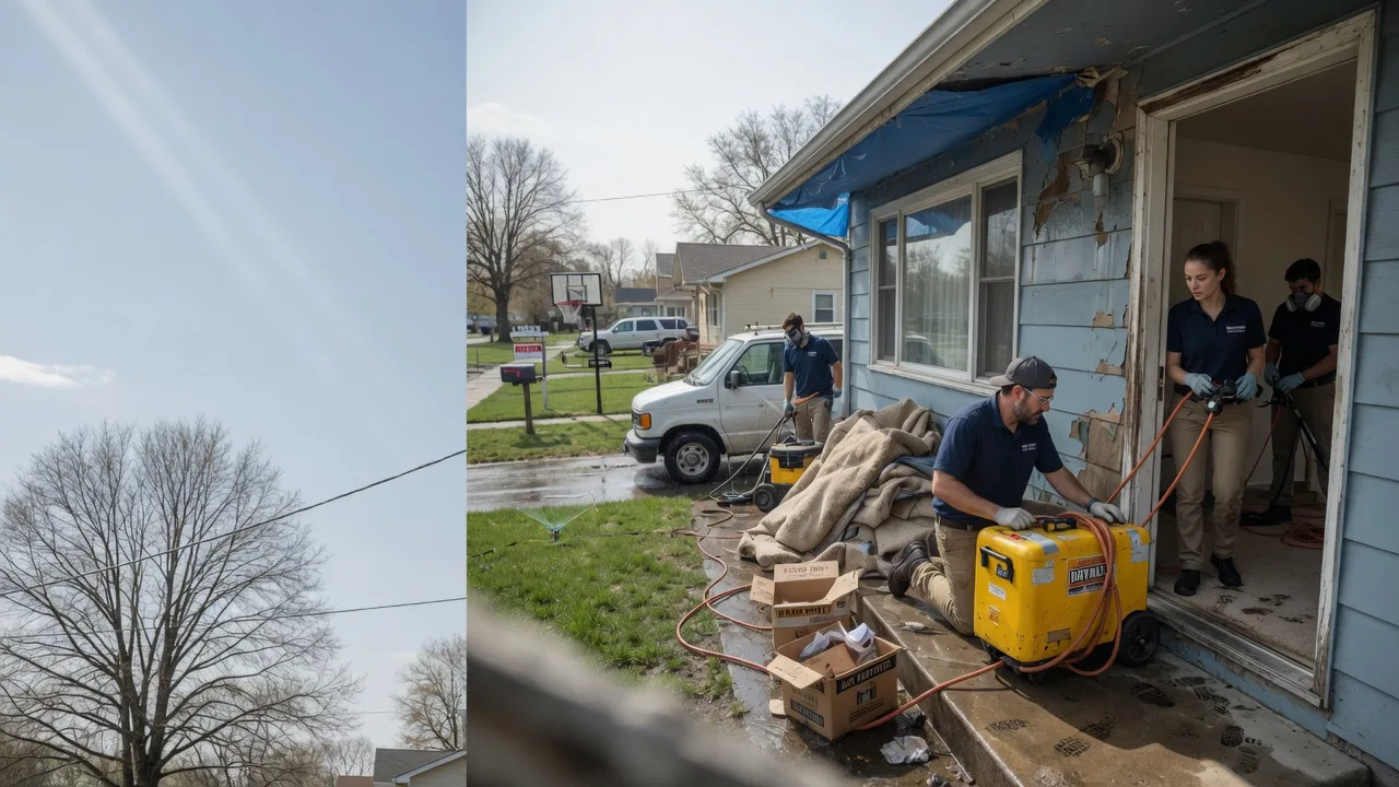 Basement Flood Cleanup in Kingsbury, IN near me